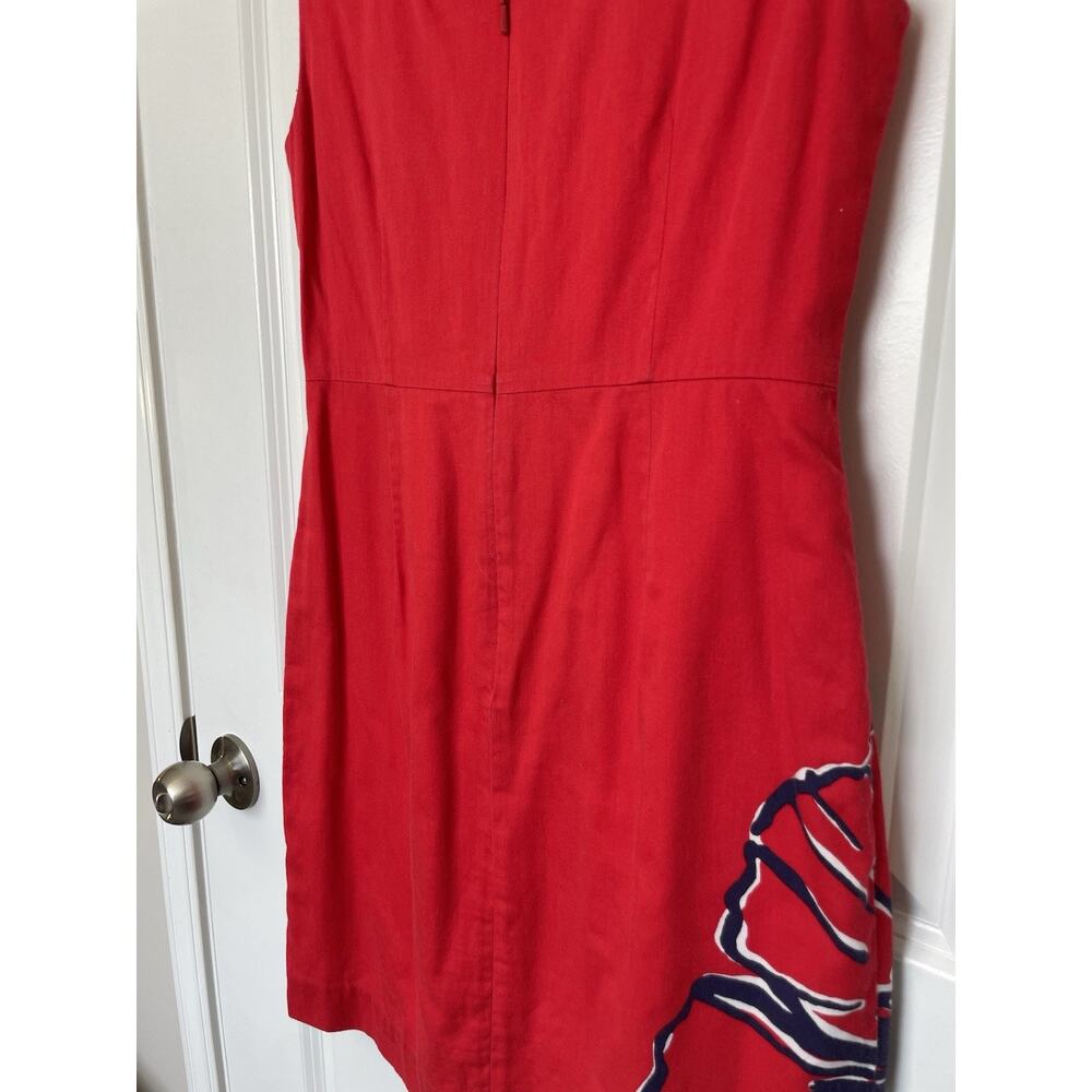 LILLY PULITZER Evie Shift Dress Americana Floral Preppy Classic Women's Size 4 - Picture 6 of 16